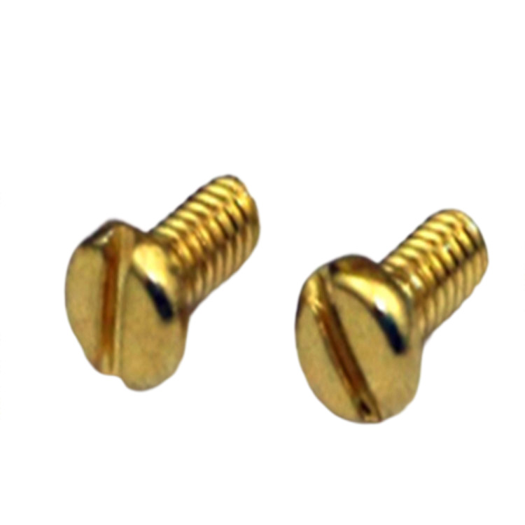 Hot salg M1.4 messing pannehode slisset mini liten mikro skrue