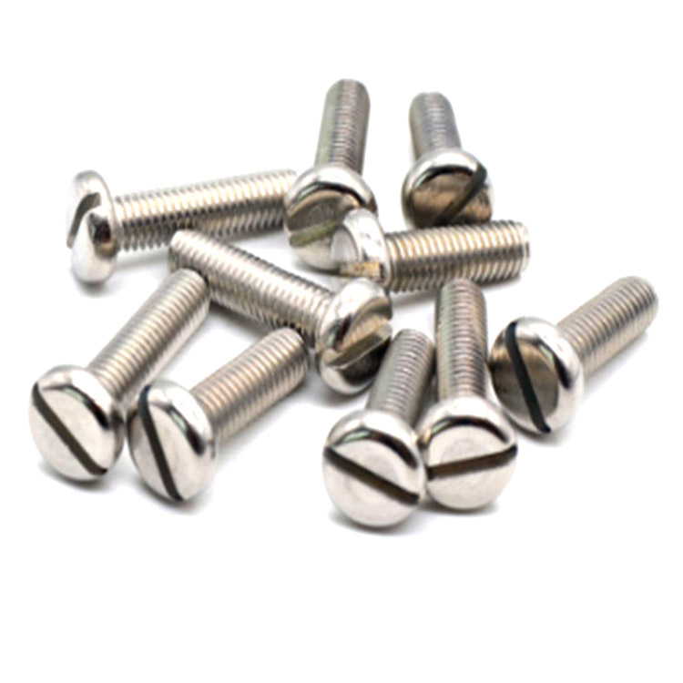 DIN 84 SUS 304 316 A2-70 Maskinskruer med spor med ostehode
