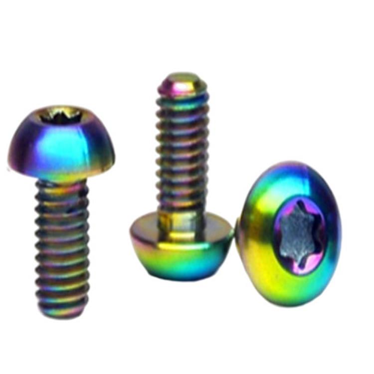 M3 M4 M5 M6 M8 M10 GR2 GR5 torxhode Titanskruer for sykkel