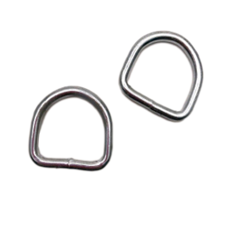 Engros elektrogalvanisering 6X40mm metall D Ring for bagasje