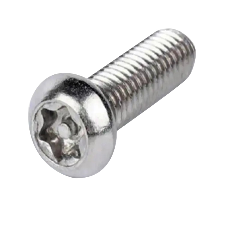 ISO7380 knapphode manipulasjonssikker 6-flikes torx sikkerhetsskrue ISO7380 knapphode manipulasjonssikker 6-flikes torx sikkerhetsskrue