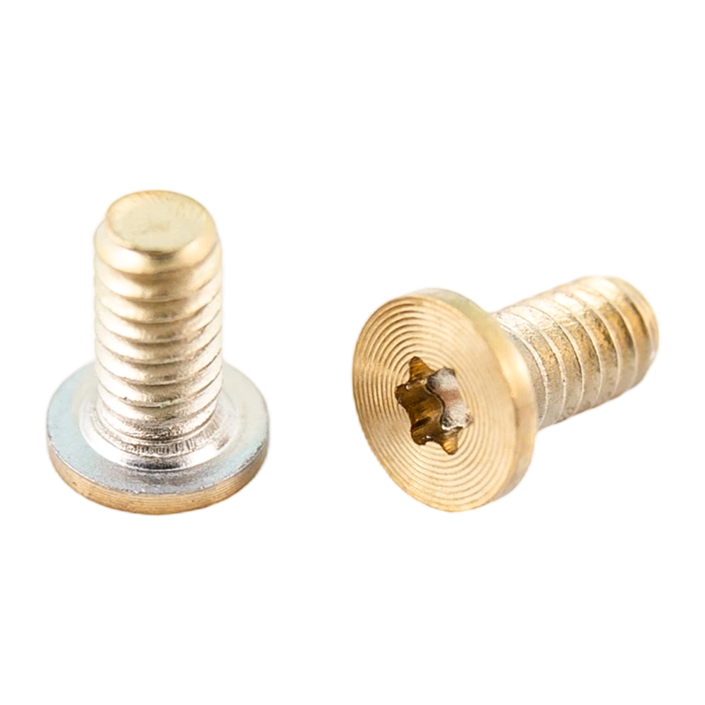 Gull PVD torx hode rustfritt stål maskingjenge CD mønster skruer Gull PVD torx hode rustfritt stål maskingjenge CD mønster skruer