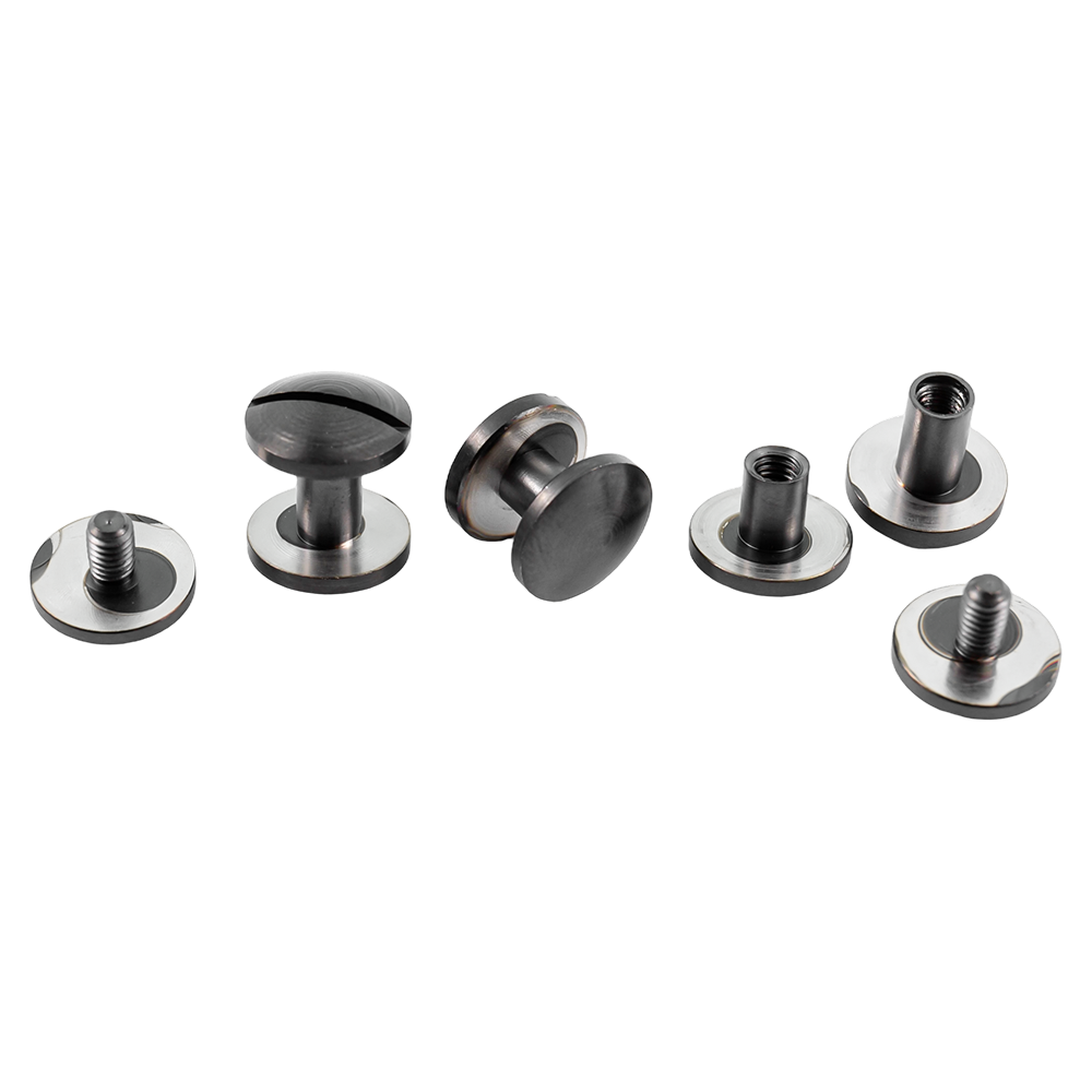 Flathode-menyskruer i rustfritt stål med slissehode chicago-skruer Flathode-menyskruer i rustfritt stål med slissehode chicago-skruer