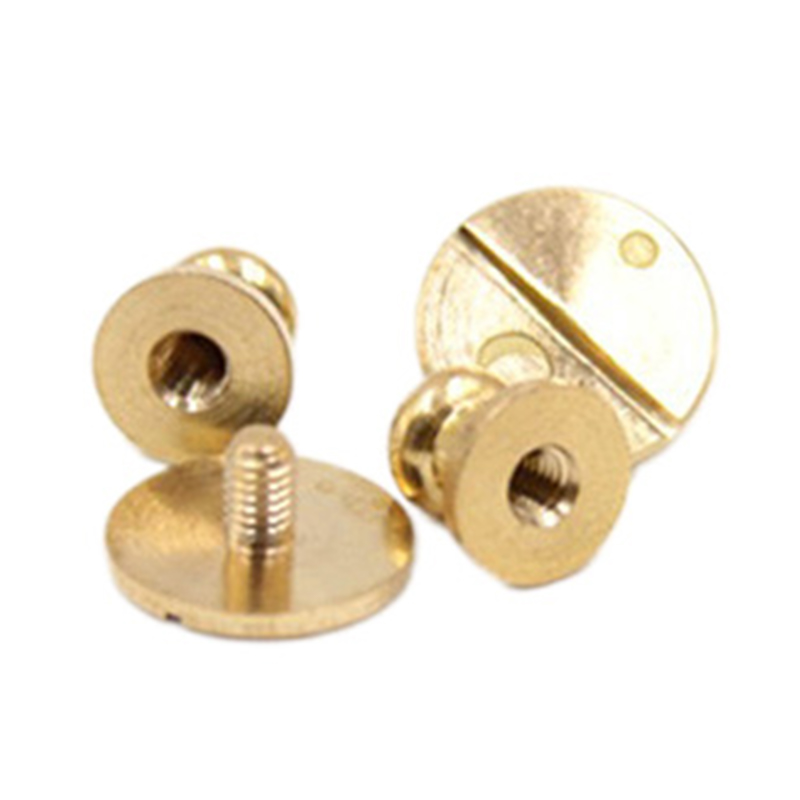 Nytt design Solid Messing Sam Brown Button Stud For lær Nytt design Solid Messing Sam Brown Button Stud For lær