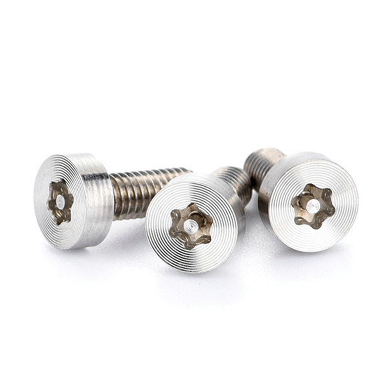 Nytt design i rustfritt stål med børstet kopphode torx skrue Nytt design i rustfritt stål med børstet kopphode torx skrue