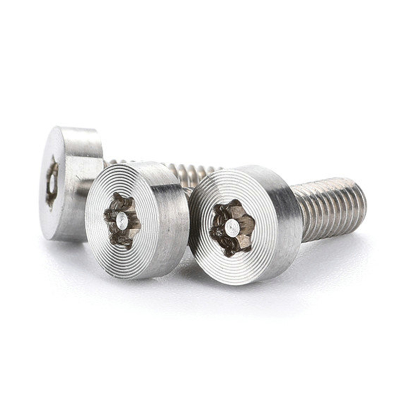 Nytt design i rustfritt stål med børstet kopphode torx skrue Nytt design i rustfritt stål med børstet kopphode torx skrue