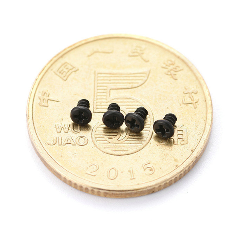 Pannehode Kryss Karbonstål M0.8 M1.0 M1.2 M1.4 M1.7 liten Micro mini skrue Pannehode Kryss Karbonstål M0.8 M1.0 M1.2 M1.4 M1.7 liten Micro mini skrue
