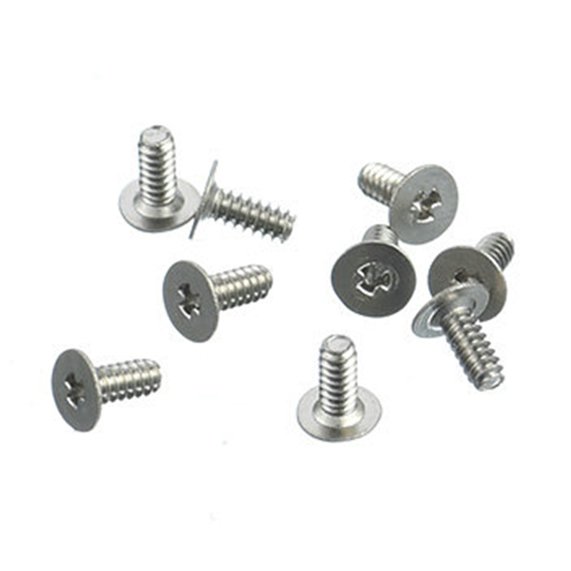 Rustfritt stål M0,8 M1,0 M1,2 M1,4 M1,7 flatt hode Y-formet liten skrue Rustfritt stål M0,8 M1,0 M1,2 M1,4 M1,7 flatt hode Y-formet liten skrue
