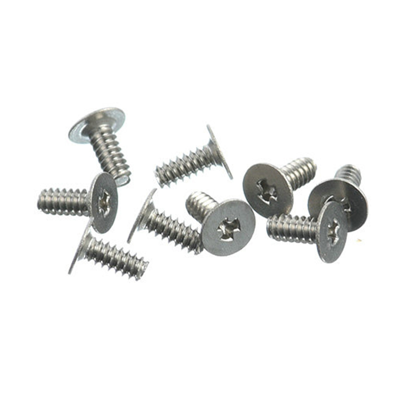 Rustfritt stål M0,8 M1,0 M1,2 M1,4 M1,7 flatt hode Y-formet liten skrue Rustfritt stål M0,8 M1,0 M1,2 M1,4 M1,7 flatt hode Y-formet liten skrue