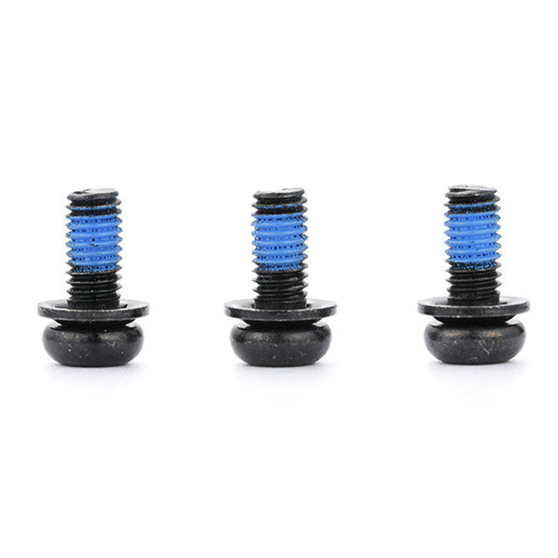 Sort torx trippel settskrue med rund hode med nylonlapp Sort torx trippel settskrue med rund hode med nylonlapp