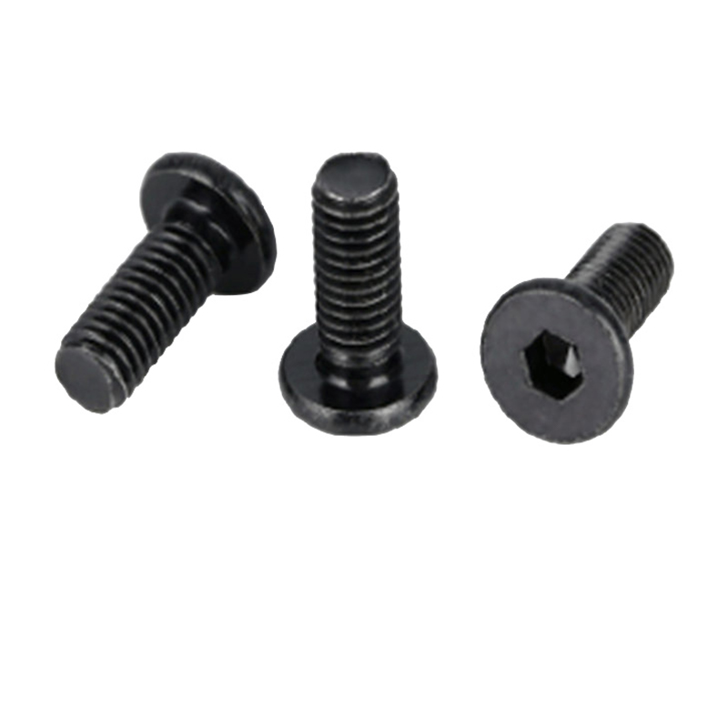 Hot salg svart sinkbelegg m4 hex socket wafer head skrue Hot salg svart sinkbelegg m4 hex socket wafer head skrue