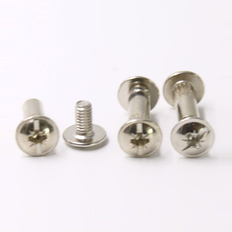 Skreddersydde skruer i rustfritt stål med riflet hode m5 kontobok